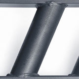 XM FITNESS Black Steel Swiss Bar Angled