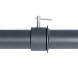 XM FITNESS Black Steel Swiss Bar Angled