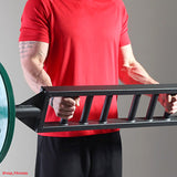 XM FITNESS Black Steel Swiss Bar Straight