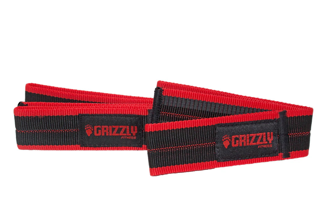 Grizzly Fitness Super Grip Deluxe Pro Weight Lifting Straps HomeFit