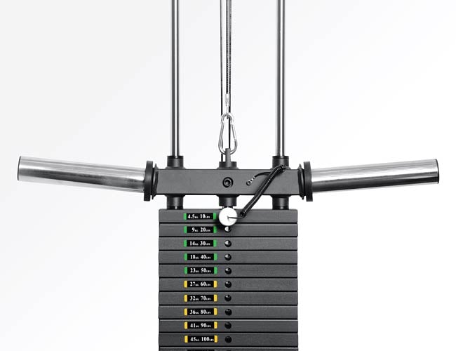 XM Fitness Infinity Rack Lat Pull Down and Weight Stack