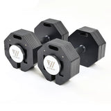 FITWAY 80lb Adjustable Dumbbell Pair