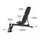 Inspire Series - FID7 PRO Adjustable Bench