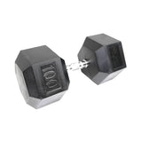 Mega Fitness - Rubber Hex Dumbbells