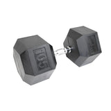 Mega Fitness - Rubber Hex Dumbbells
