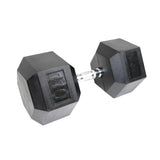 Mega Fitness - Rubber Hex Dumbbells