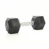 Mega Fitness - Rubber Hex Dumbbells