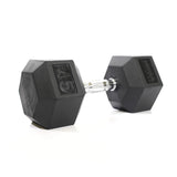 Mega Fitness - Rubber Hex Dumbbells