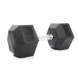 Mega Fitness - Rubber Hex Dumbbells