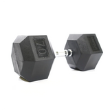 Mega Fitness - Rubber Hex Dumbbells