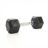 Mega Fitness - Rubber Hex Dumbbells