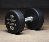 Element Fitness 5-50LB Round Dumbbell Set with Stand