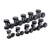 Element Fitness 5-50LB Round Dumbbell Set with Stand