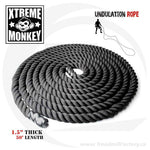 XM Braided Battle Rope 50’ : 1.5” thick