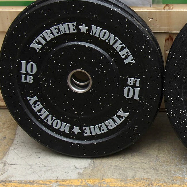 XM Fitness Crumb Rubber Bumper Plate – HomeFit Exercise Equipment