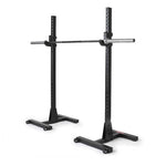 XM FITNESS Commercial H-Base Squat Stands Pair