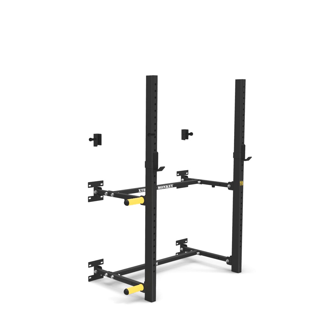 XM Fitness Wall Mounted Fold Up Rack V2 – HomeFit Exercise Equipment